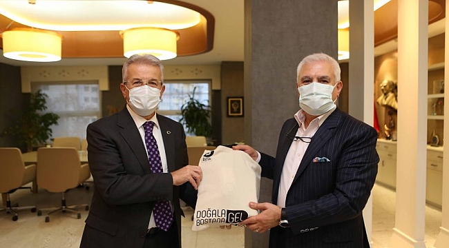 Bozbey'den Başkan Erdem'e nezaket ziyareti