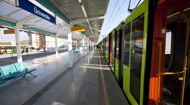 Bursa'da metro çalışma saatlerine düzenleme