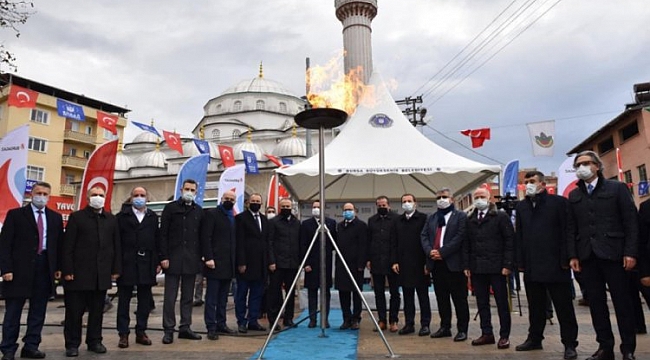 Bursa'nın 3 ilçesine doğal gaz verilmeye başlandı