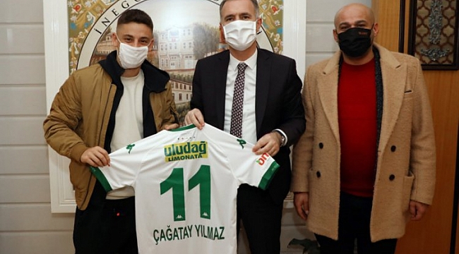 Çağatay Yılmaz'dan, Başkan Taban'a ziyaret