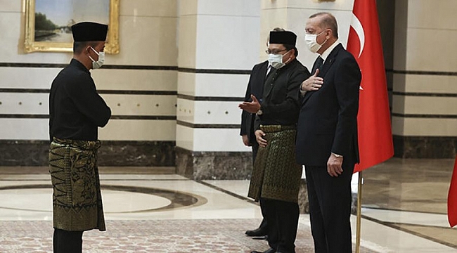 Erdoğan, Malezya Büyükelçisini kabul etti