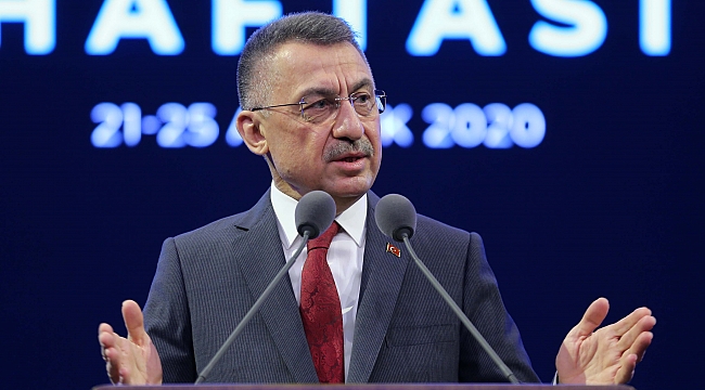 Fuat Oktay kürsüde rahatsızlandı!