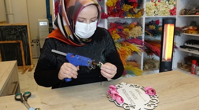 Genç kadın KOSGEB ile kendi işini kurdu