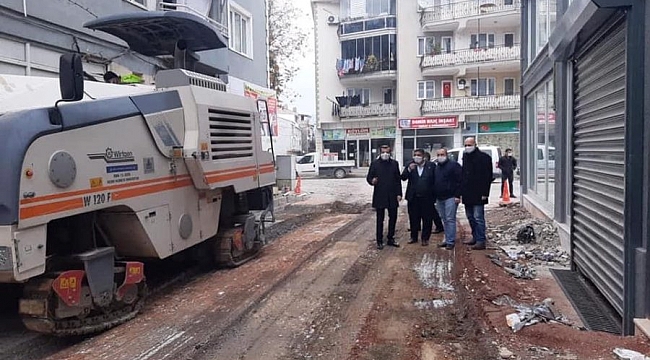 Gürsu'da yol çalışmaları devam ediyor