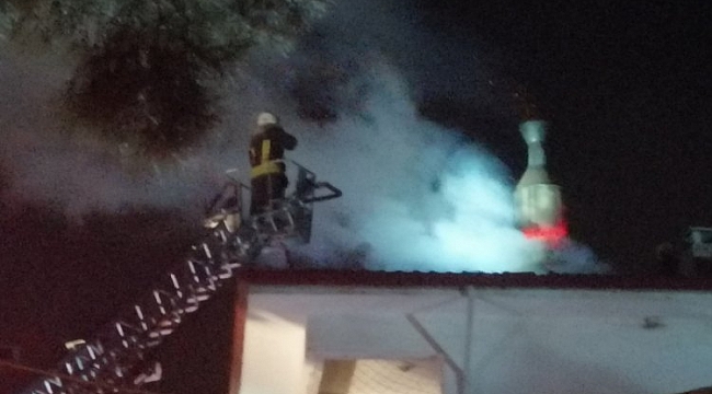 Huzurevinde yangın paniği