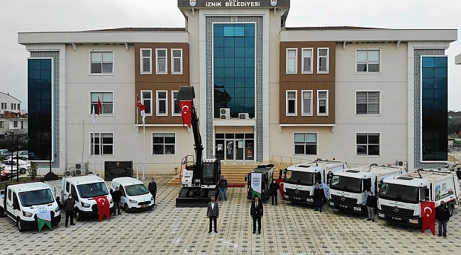 İznik'te hizmet kalitesi yeni araçlarla artıyor