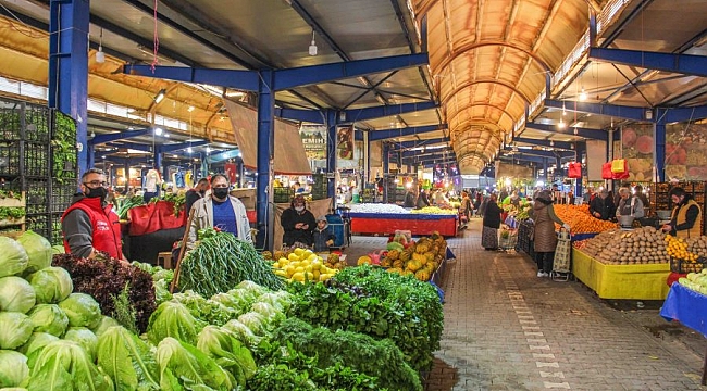 Karacabey'de pazar yerlerine karantina düzenlemesi