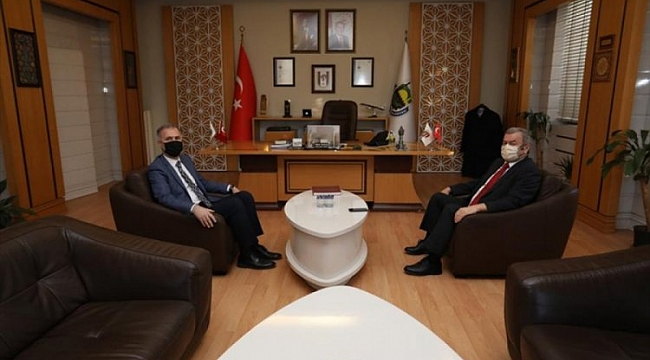 Kaymakam Görücü'den İnegöl Belediyesi'ne Ziyaret