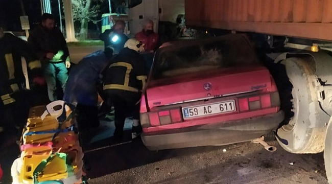 Kırklareli'nde feci kaza