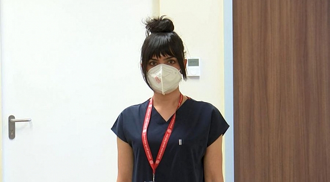 Leyla hemşire, koronavirüsü yenerek işine döndü