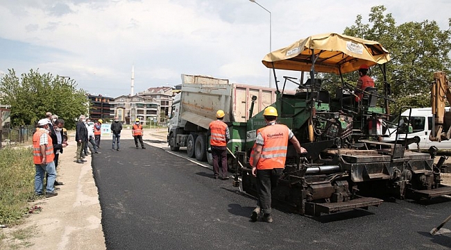 Nilüfer'de asfalt çalışmaları aralıksız sürüyor