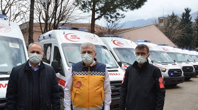 Sağlık Bakanlığı'dan Bursa'ya 16 ambulans tahsis edildi