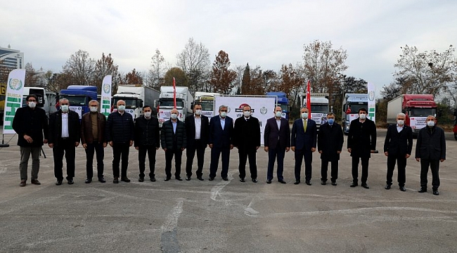 Suriye'ye 'kardeşlik' konvoyu