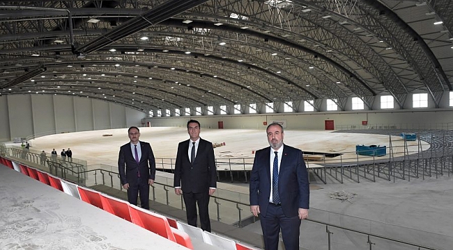 Türkiye'nin en büyük atletizm salonu gün sayıyor