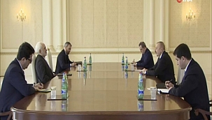 Aliyev, İran Dışişleri Bakanı Zarif'i kabul etti 