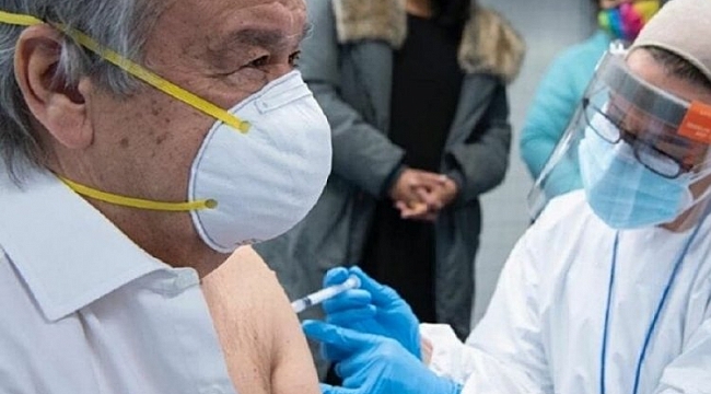 Antonio Guterres Kovid-19 aşısı oldu
