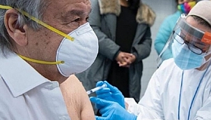 Antonio Guterres Kovid-19 aşısı oldu 