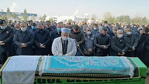 Başkan Taban'ın babası, son yolculuğuna uğurlandı