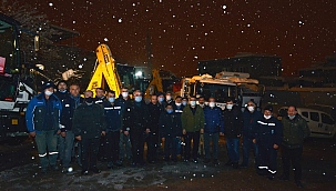 Başkan Yılmaz'dan kar mesaisi