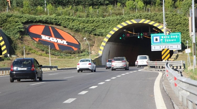 Bolu Dağı Tüneli'nden milyonlarca araç geçti