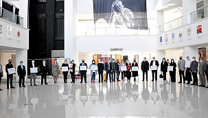 BSMMMO'da sosyal mesafeli ruhsat töreni