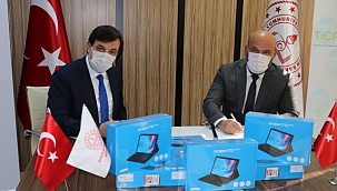 BTB'den öğrencilere tablet desteği