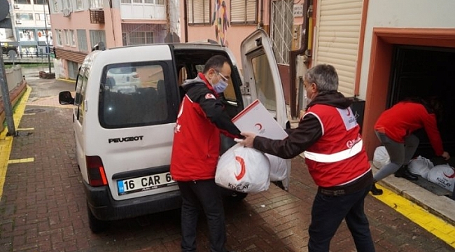 Bursa'da iyilik hareketi, pandemide de moral oluyor
