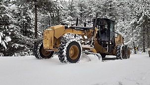 Bursa'da kar seferberliği 