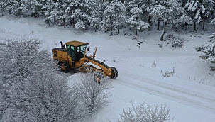 Bursa'da karla kesintisiz mücadele 