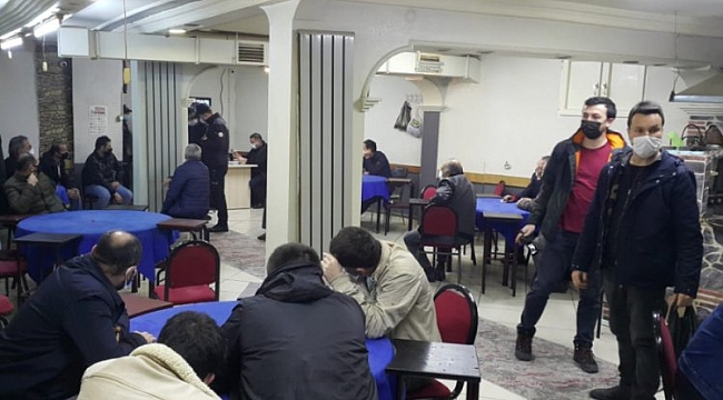 Bursa'da kumar baskını