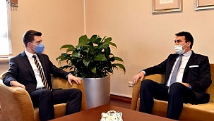 Büyükelçi Alagiç, Başkan Dündar'ı ziyaret etti