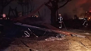 Denizli'de yangın paniği