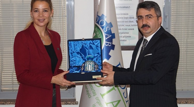 DOSABSİAD Başkanı Çevikel, Başkan Yılmaz'ı ağırladı
