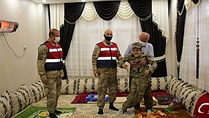 Engelli genç asker olmak isteği gerçek oldu