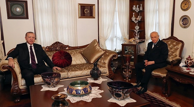 Erdoğan'dan Bahçeli'ye ziyaret