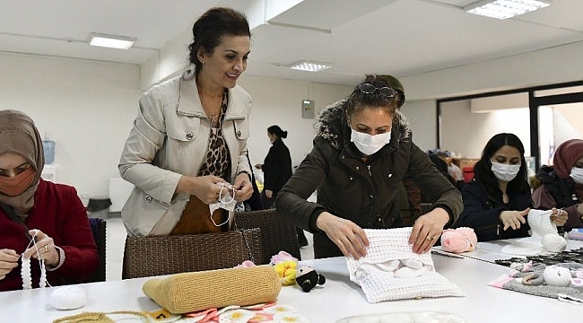 Esenyurtlu kadınlar üretime başladı