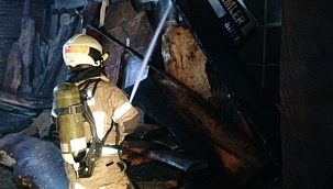 İnegöl'de korkutan yangın