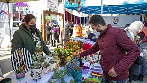 Kadın üreticiler Yoğurt Pazarında buluştu 