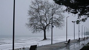 Kar yağışı, İznik Gölü'ne can suyu oldu
