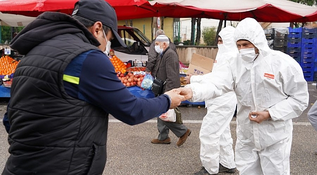 Kestel Belediyesi, vatandaşlara 20 bin sabun dağıttı