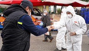 Kestel Belediyesi, vatandaşlara 20 bin sabun dağıttı 