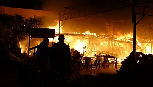 Mersin'de korkutan yangın 