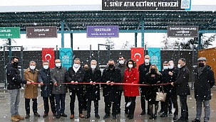 Nilüfer'e 1. Sınıf Atık Getirme Merkezi kuruldu 