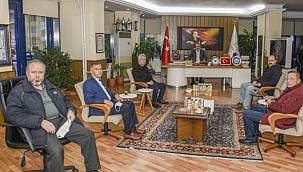 Oda başkanlarından Başkan Özkan'a ziyaret