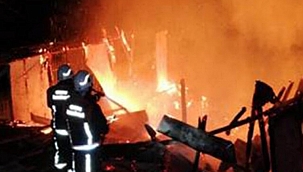 Ordu'da iki katlı evde yangın 