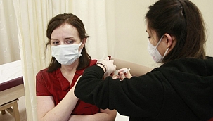 Orhangazi'de ilk aşılar yapıldı 