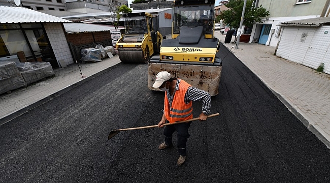 Osmangazi'de 1 yılda 55 bin 700 ton asfalt