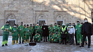 Osmangazi'de 350 kişilik kar timi görev başında