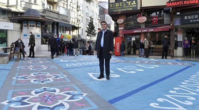 Osmangazi'de sokaklar renklendi