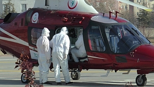 Pnömoni hastası Ankara'ya sevk edildi